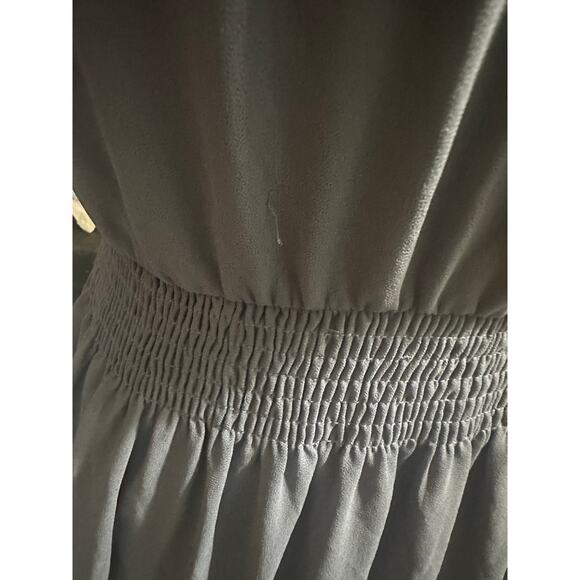 Mikarose Dusty Blue Tiered Ruffle Dress – Feminine & Flowy Perfection - Picture 9 of 12